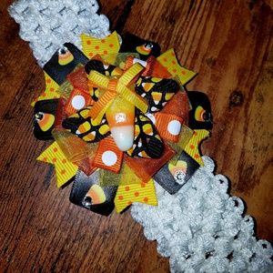 2/$20 Candy Corn baby bow